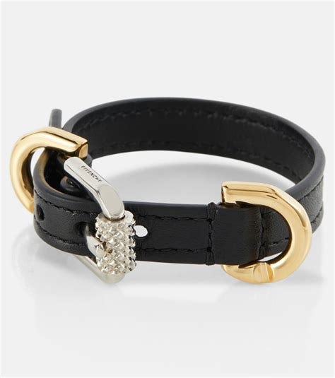 Givenchy Voyou Leather Bracelet 